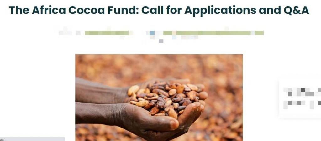 Africa cocoa fund to support farmers in Nigeria