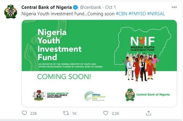 Nigerian Youth Investment Fund - NYif