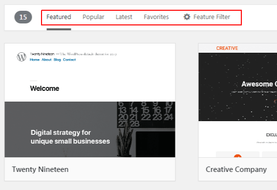 WordPress Theme library - install template - smart entrepreneur blog