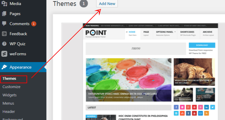 How to add a new theme to your wordpress site - smart entrepreneur blog