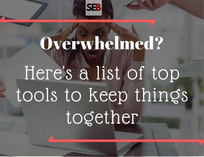 Tools for The Overwhelmed Marketing Manager - smart entrepreneur blog