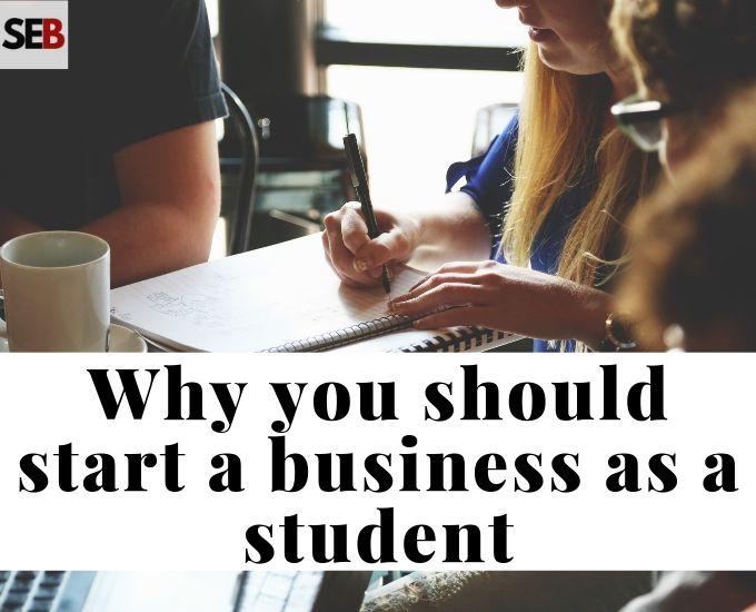 why consider starting a business while in school