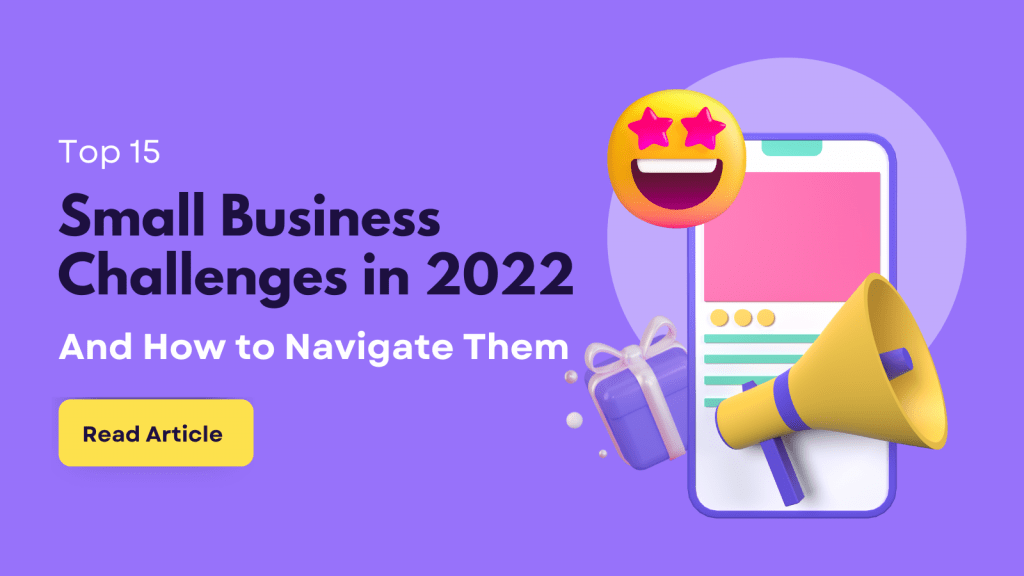 small business challenges in 2022 banner
