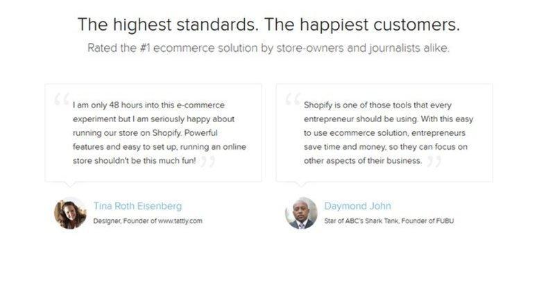 shopify customer reviews - testimonial pages you can steal