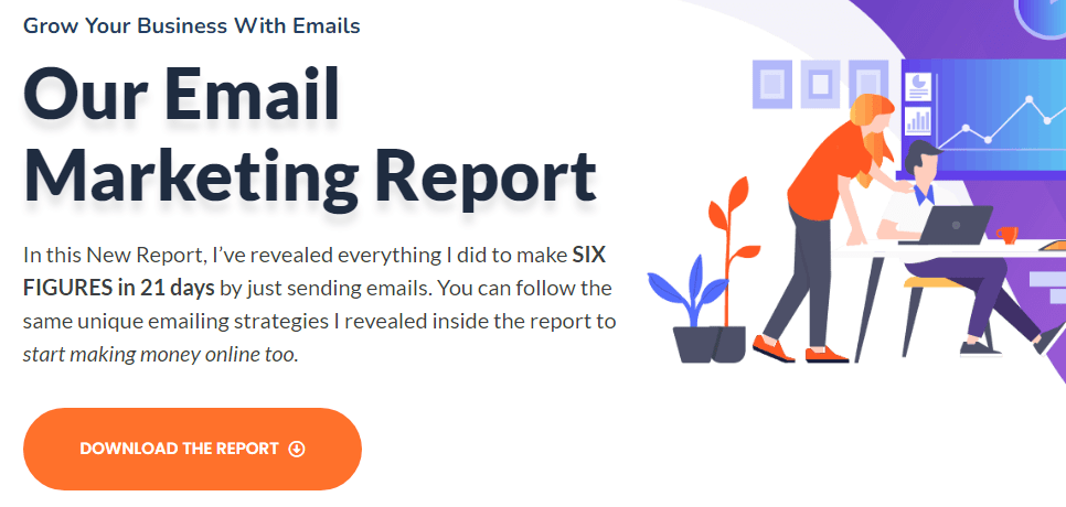 email report banner
