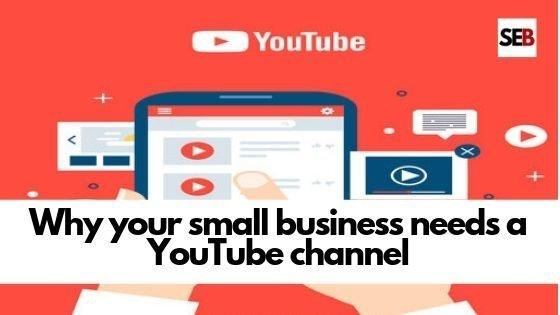 YouTube channel for your business - smart entrepeneur blog - vector hand playing Youtube video