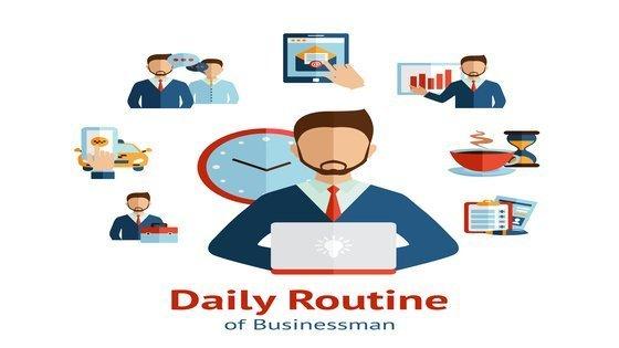 daily routine of a smart entrepreneur using time tracking software