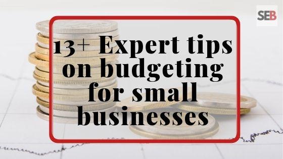 budgeting for small businesses