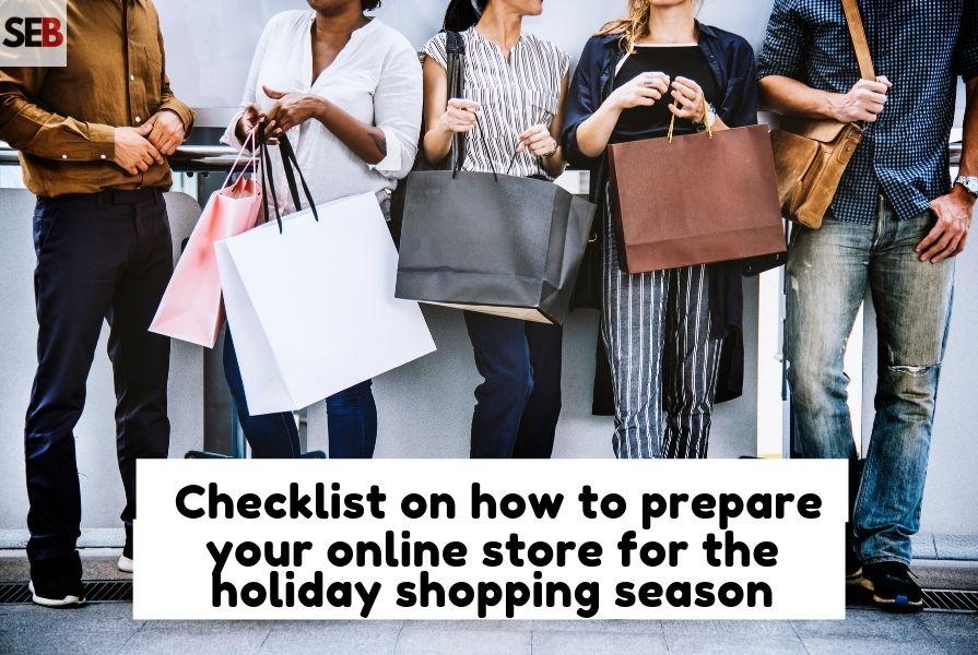 young millennials with shopping bags - how to prepare your online store for the holiday season