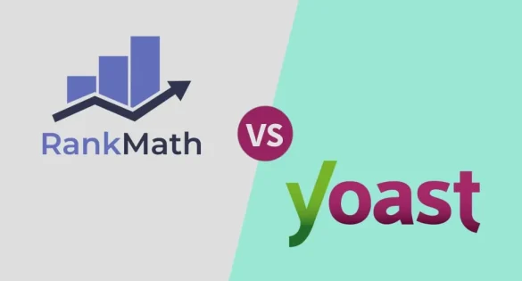 rank math vs yoast comparison article featured image